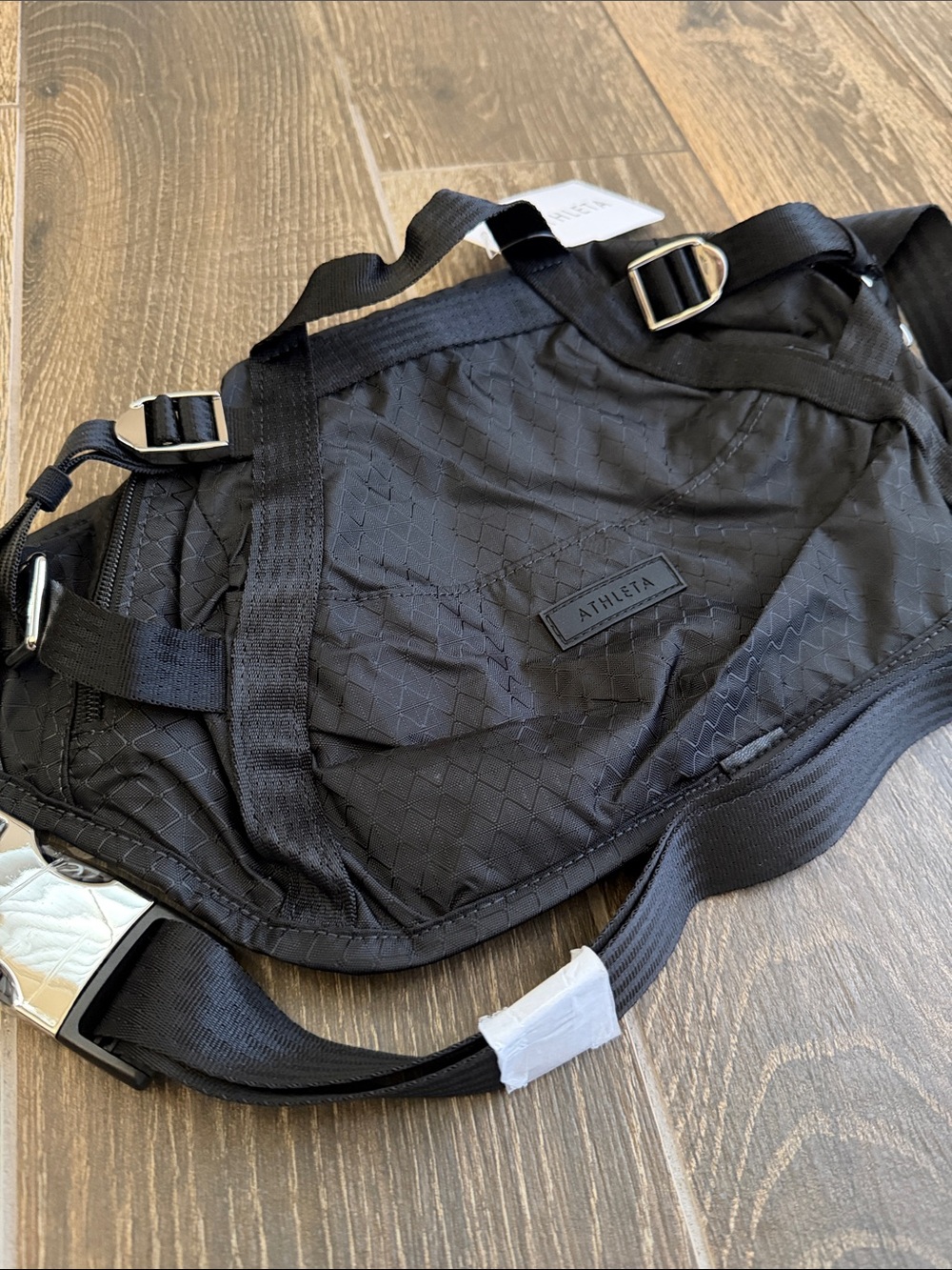 Athleta Women’s Black Excursion Large Belt/Crossbody Bag - Picture 4 of 12